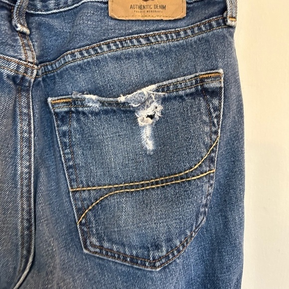 Hollister button fly men’s 32 x 34 distressed denim jeans - Picture 7 of 8